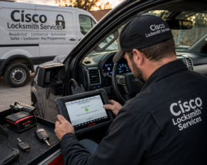 Automotive Car Key Programming for cars and trucks in Cisco TX. Eastland County Locksmiths